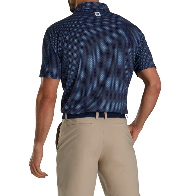 POLO FOOTJOY DOT GEO PRINT LISLE HOMME