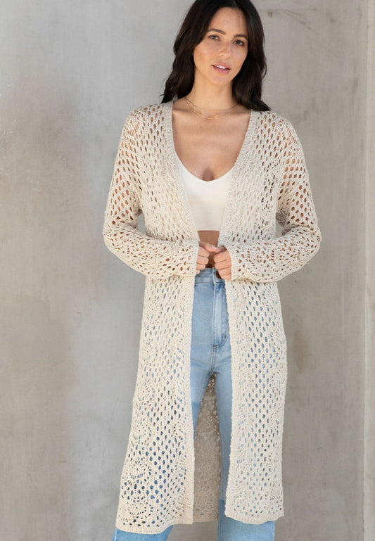 Prairie Crochet Cardigan - Adored A Lovely Boutique