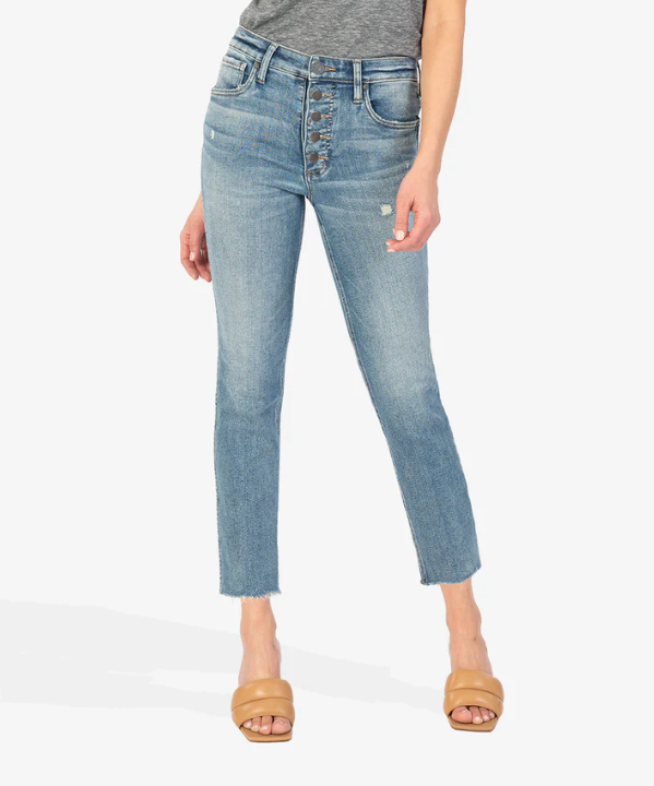 Rachael High Rise Fab Ab Mom Jeans