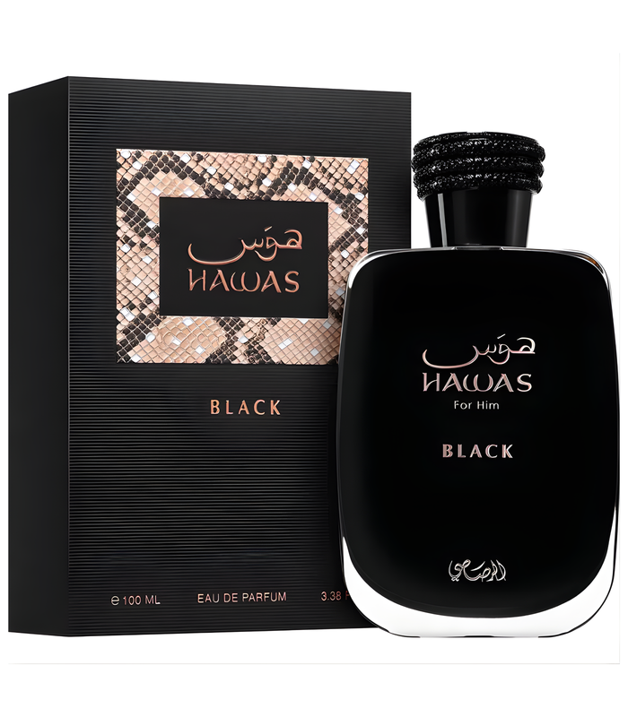 Rasasi Hawas Black EDP Masculino