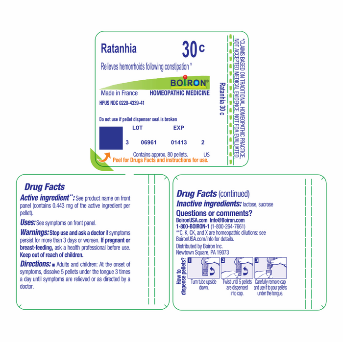 Ratanhia 30C | Hemorrhoids and Constipation