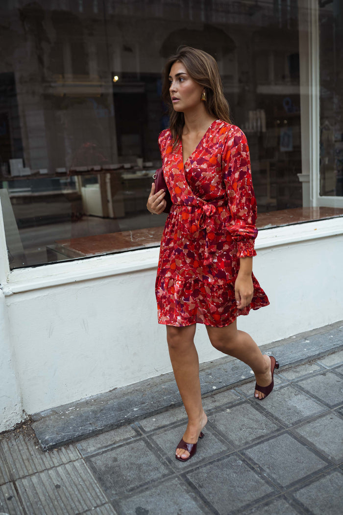Red Basha Dress