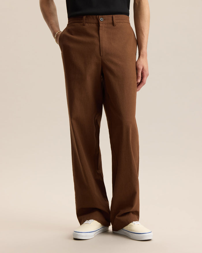 RELAXED LINEN TROUSER