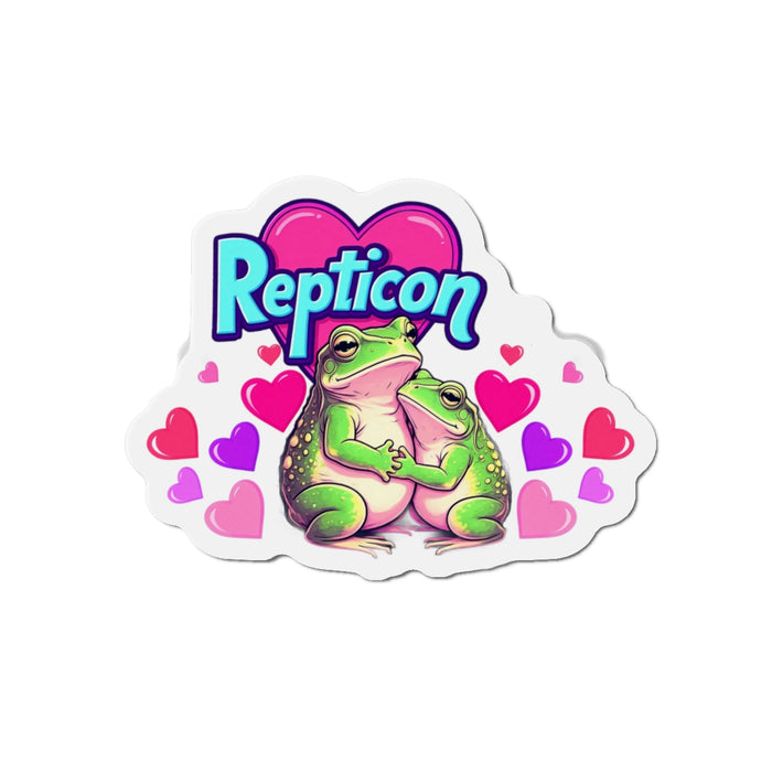 Repticon Die-Cut Magnets w/ Valentine Frogs