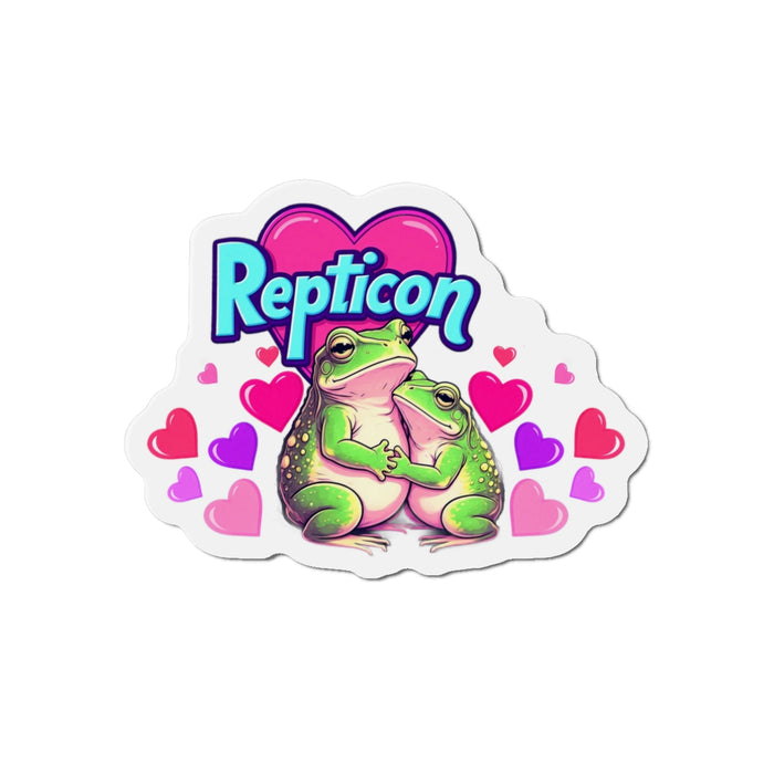 Repticon Die-Cut Magnets w/ Valentine Frogs