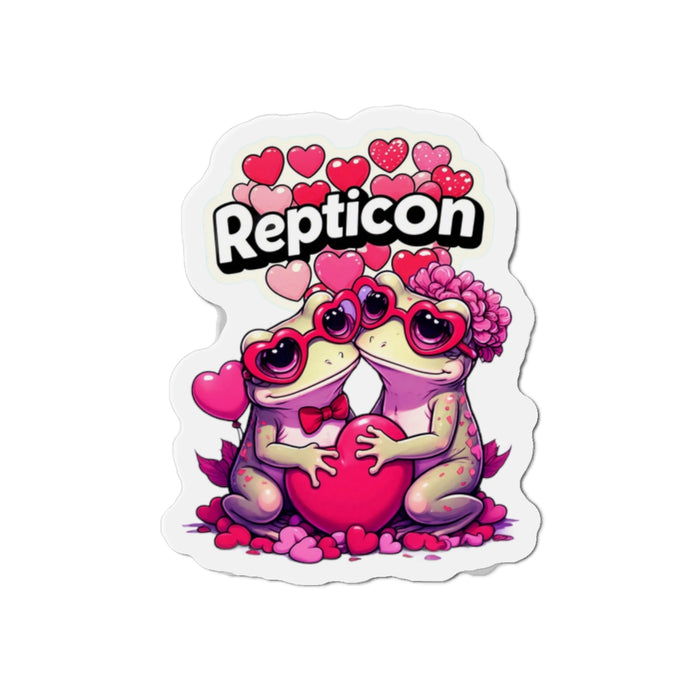 Repticon Die-Cut Magnets w/ Valentine Toads