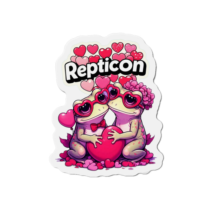 Repticon Die-Cut Magnets w/ Valentine Toads