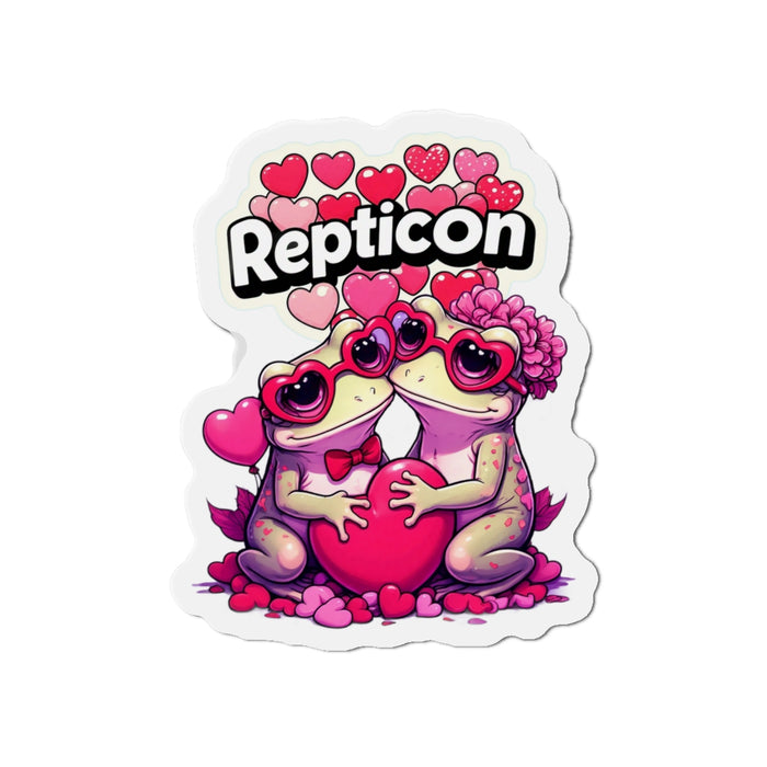 Repticon Die-Cut Magnets w/ Valentine Toads