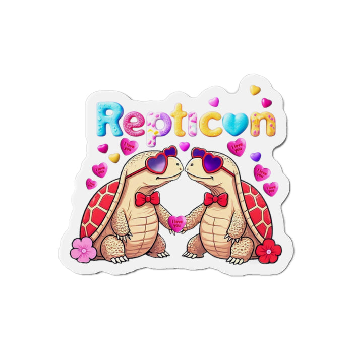 Repticon Die-Cut Magnets w/ Valentine Tortoises