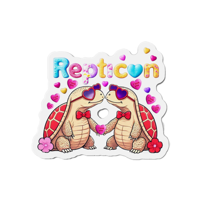 Repticon Die-Cut Magnets w/ Valentine Tortoises
