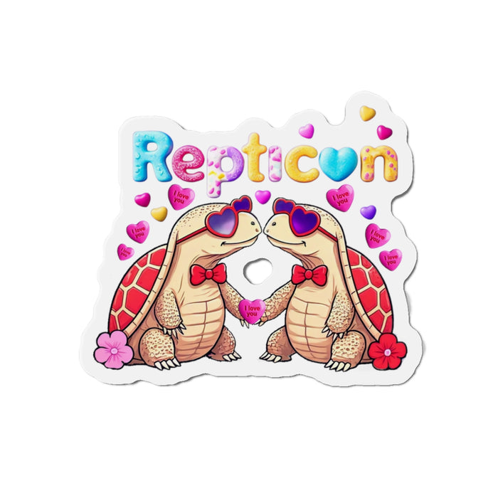 Repticon Die-Cut Magnets w/ Valentine Tortoises