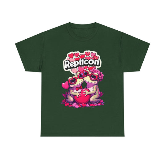 Repticon Unisex Heavy Cotton Tee w/ Valentine Toads