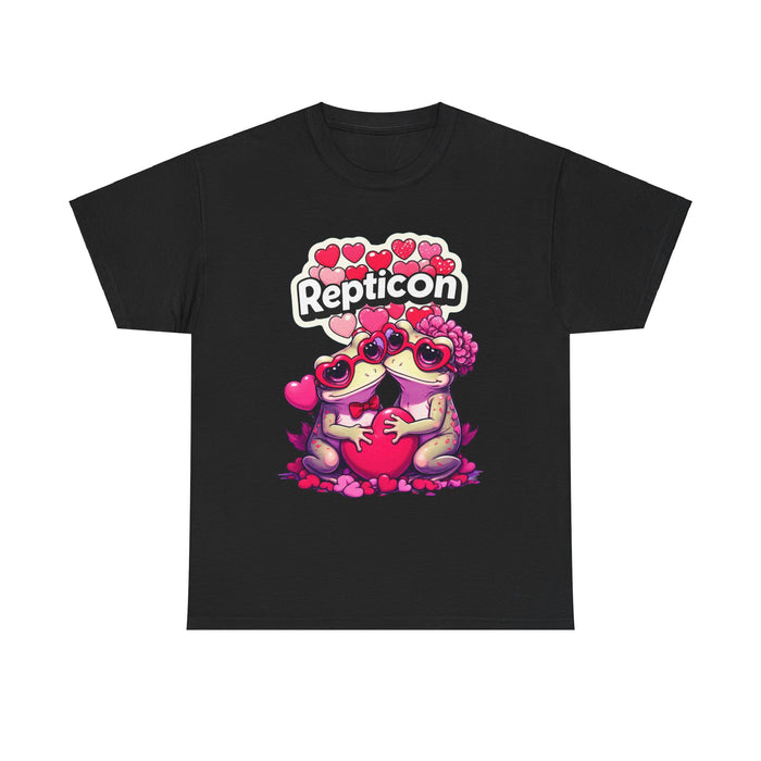 Repticon Unisex Heavy Cotton Tee w/ Valentine Toads