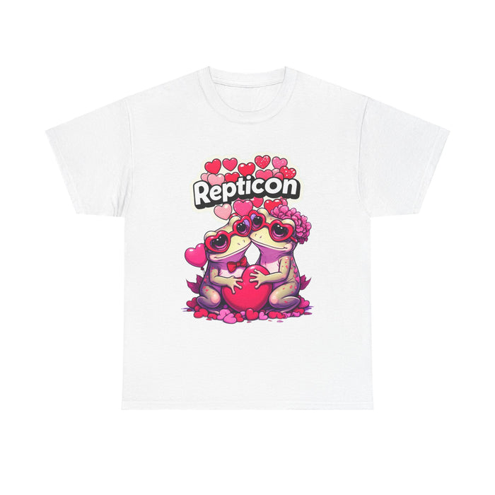 Repticon Unisex Heavy Cotton Tee w/ Valentine Toads