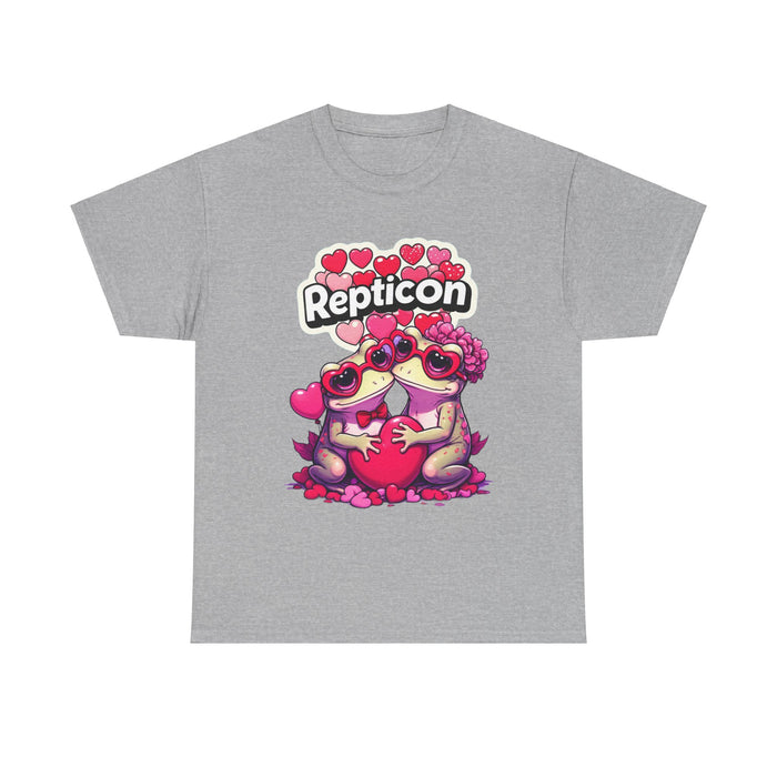 Repticon Unisex Heavy Cotton Tee w/ Valentine Toads
