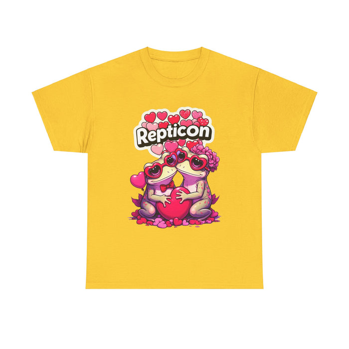 Repticon Unisex Heavy Cotton Tee w/ Valentine Toads