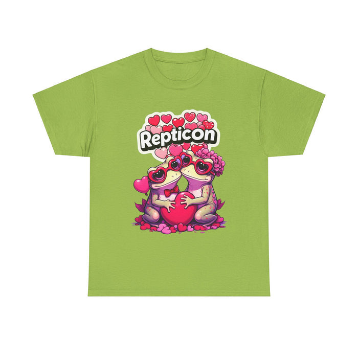 Repticon Unisex Heavy Cotton Tee w/ Valentine Toads