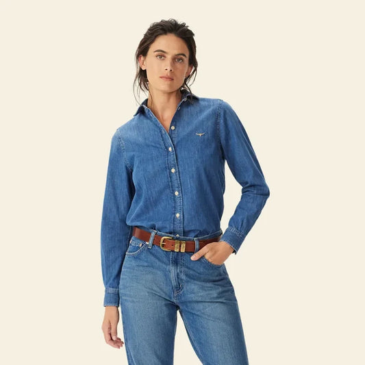 RM Williams Olney Denim Shirt