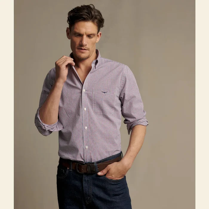RM Williams Whyalla Poplin Check Shirt