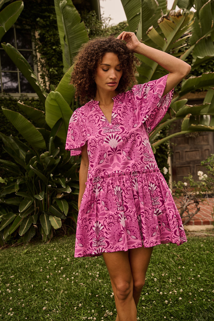 Rock A By Trapeze Mini Dress Floral