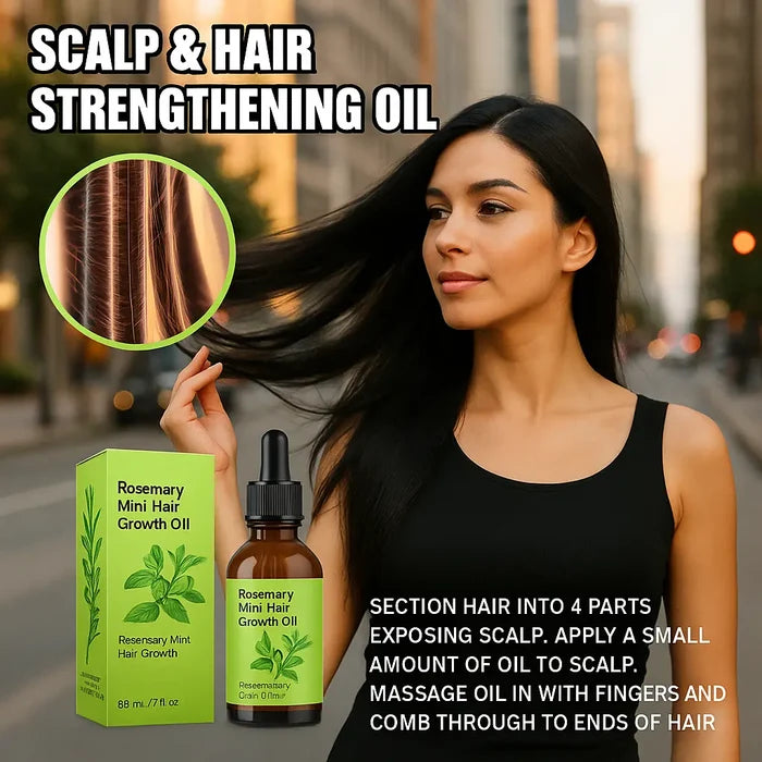 Rosemary Mint Hair Growth Oil – Stronger Hair