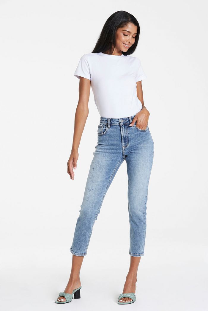 Roxi High Rise Cropped Jeans