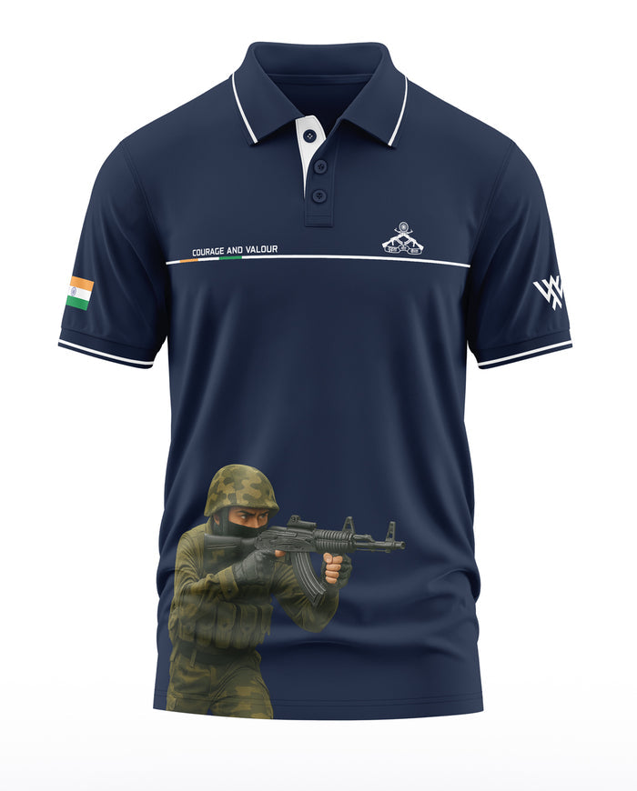 RR Couage And Valour Polo Collar T-Shirt