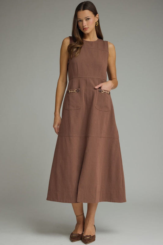 Ryder Maxi Dress - Brown