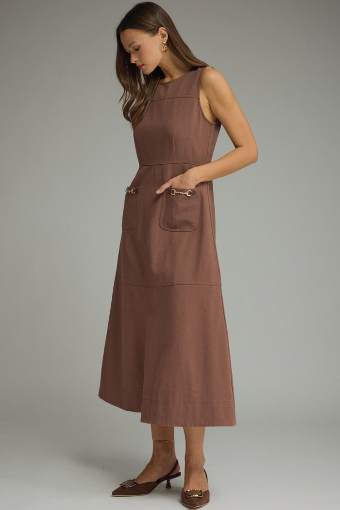 Ryder Maxi Dress - Brown
