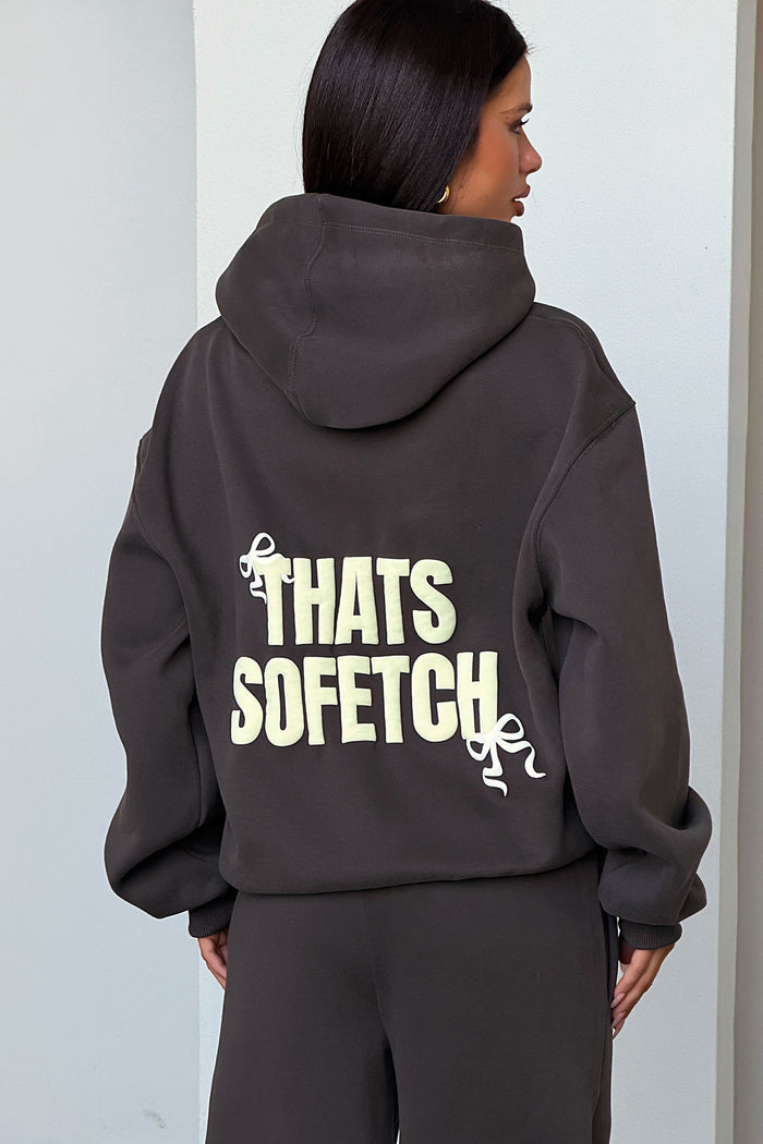 Sadie Bow Hoodie - Charcoal