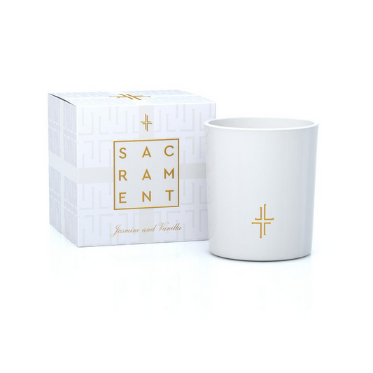SAINT CANDLE SACRAMENT JASMINE & VANILLA