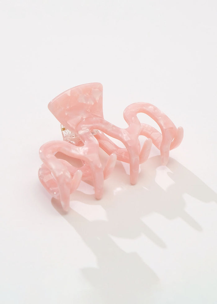 Saltwater Pink Claw Clips