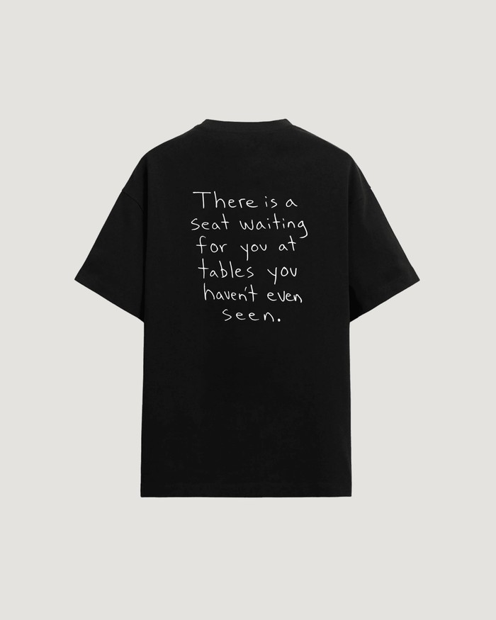 SEAT AT TABLE T - SHIRT - COMMANDMENTS