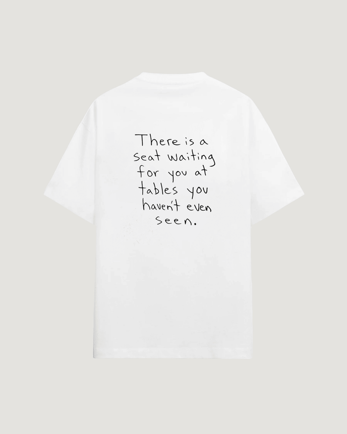 SEAT AT TABLE T - SHIRT - COMMANDMENTS