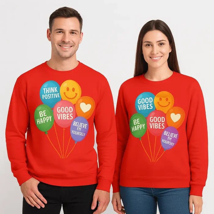 Shop Bright & Cheerful Motivational Unisex Sweatshirt