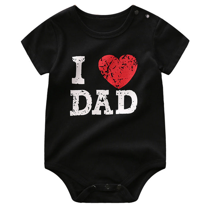 Short Sleeve Triangle Baby Romper – Unisex Cotton