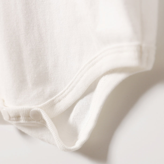 Short Sleeve Triangle Baby Romper – Unisex Cotton