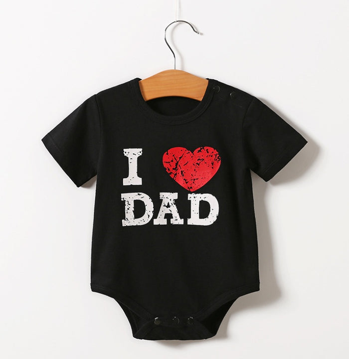 Short Sleeve Triangle Baby Romper – Unisex Cotton