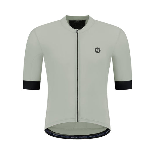 Rogelli Signature fietsshirt heren grijs korte mouw voorkant.