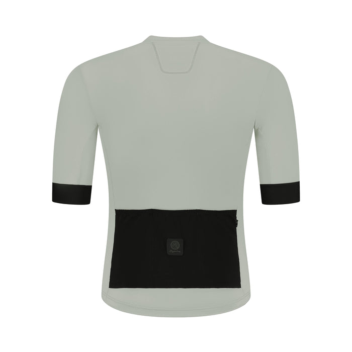 Rogelli Signature fietsshirt heren grijs korte mouw achterkant.