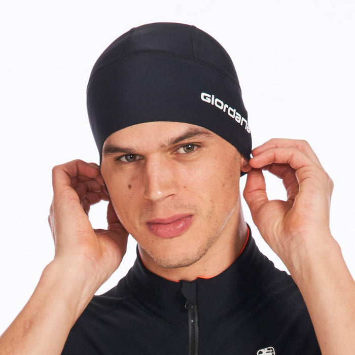 SKULL CAP BLACK by Giordana Cycling, , Made in Italy