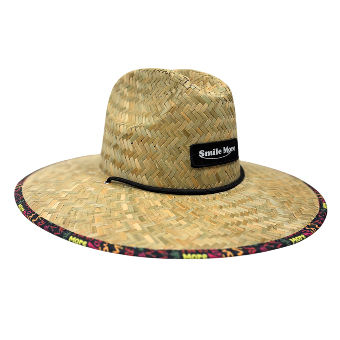Smile More Straw Hat