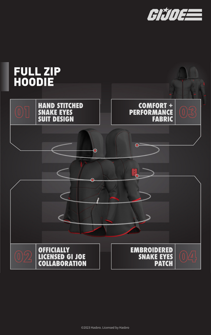 SNAKE EYES Limited Edition Performance Hoodie
