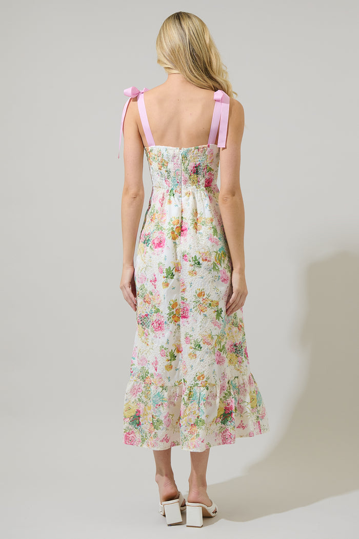 Sommerset Floral Villa Eyelet Midi Dress