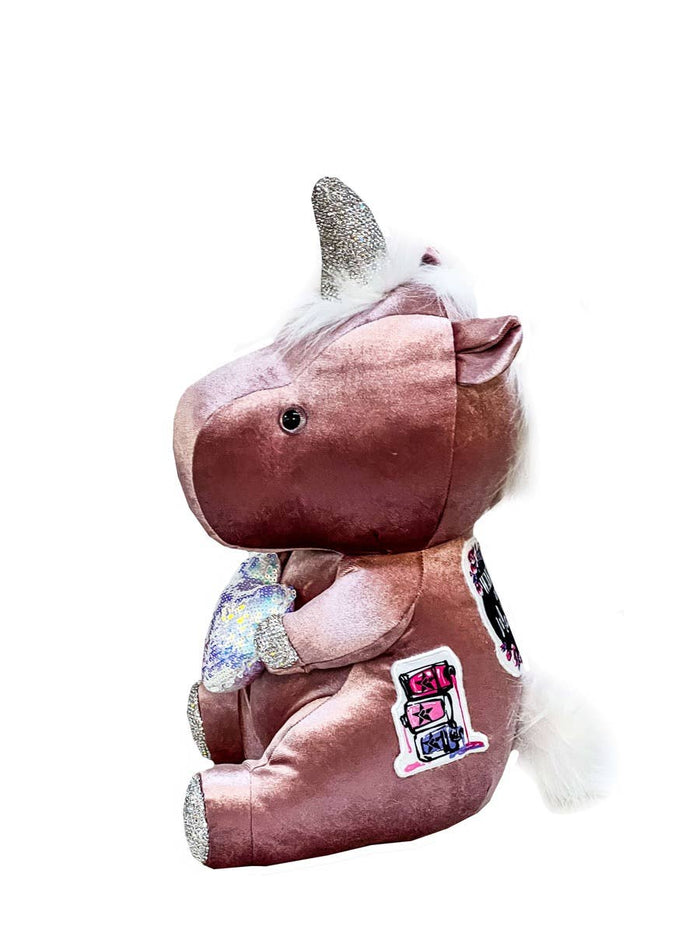 Special Edition Rebel Patch Unicorn in Rose Gold