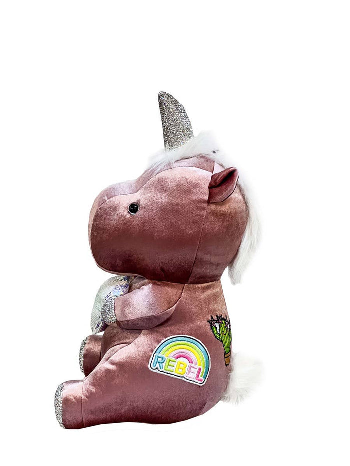 Special Edition Rebel Patch Unicorn in Rose Gold
