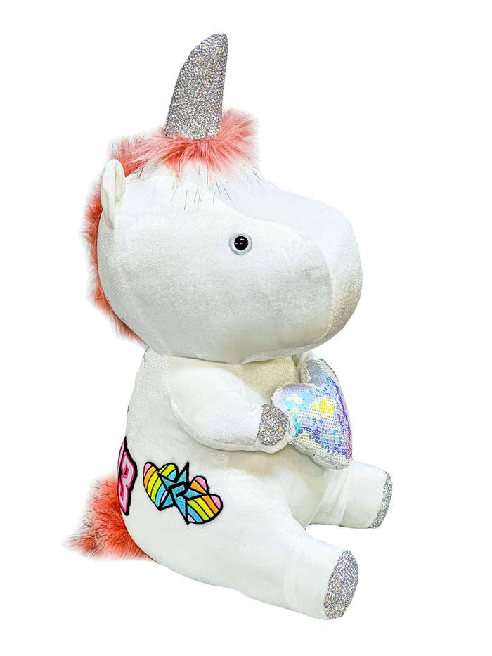 Special Edition Rebel Patch Unicorn in White