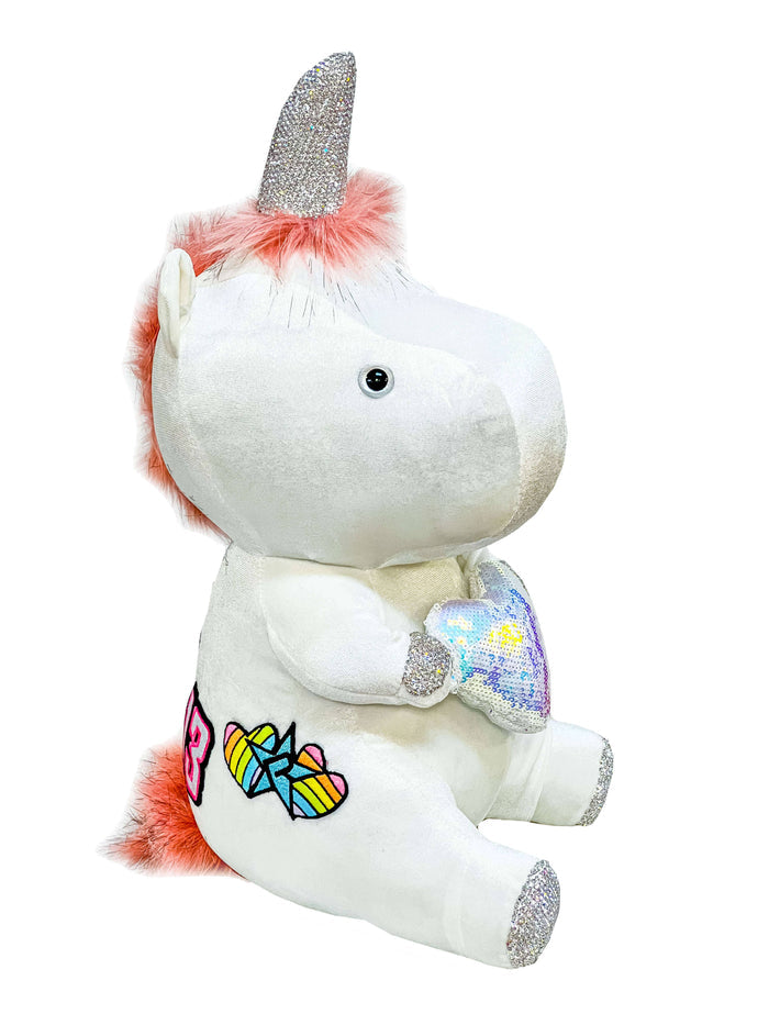 Special Edition Rebel Patch Unicorn in White
