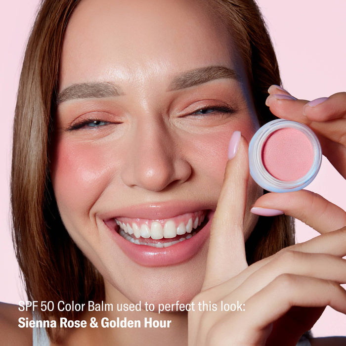 SPF 50 Color Balm |  Frosted Petal + Sienna Rose