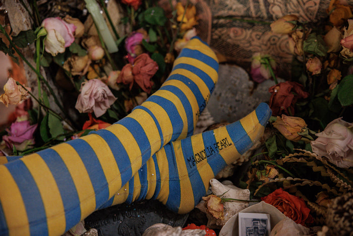 Stripe OTK Socks